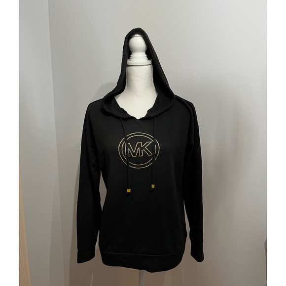 MICHAEL Michael Kors Tops - Michael Kors Black/Gold Hoodie Small